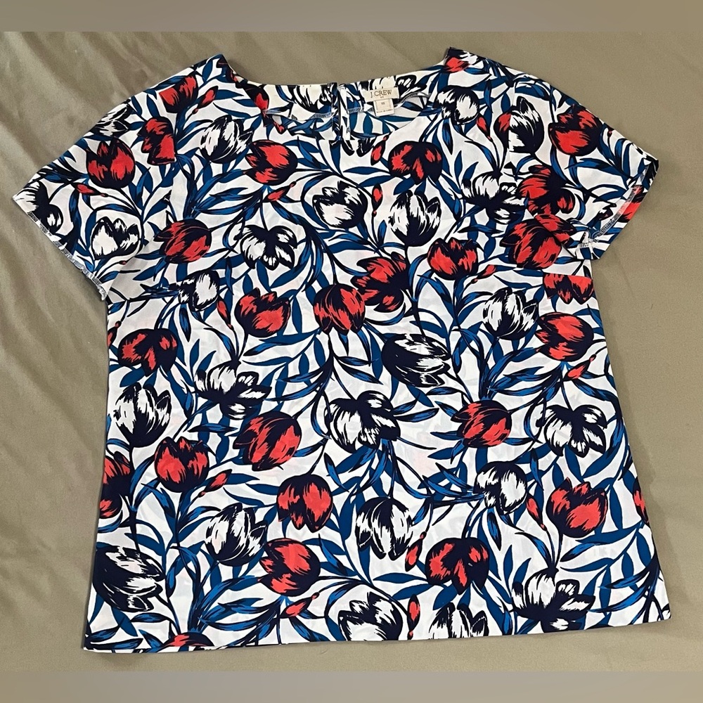 J. Crew XS Short Sleeve Blouse